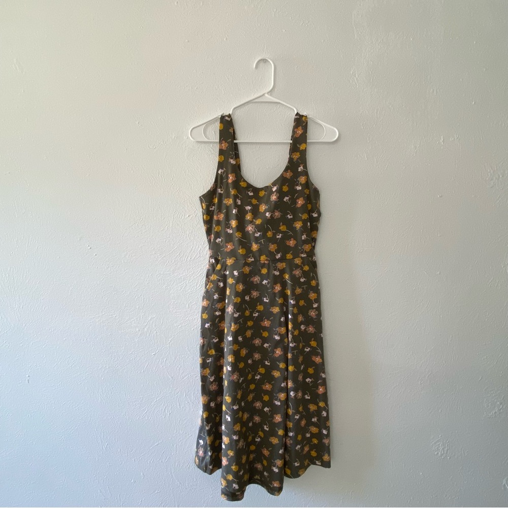 PACT Sundress with cutout back and pockets